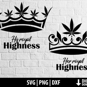 Cannabis svg dxf png, altezza reale, corona dxf, erbaccia marijuana pot dope png, file di taglio stampabili cricut, download digitale di sublimazione cameo