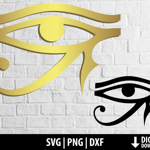 Eye of horus svg png dxf, eye of ra clipart, egyptian symbols, printable cut files cricut, cameo silhouette, sublimation, digital download