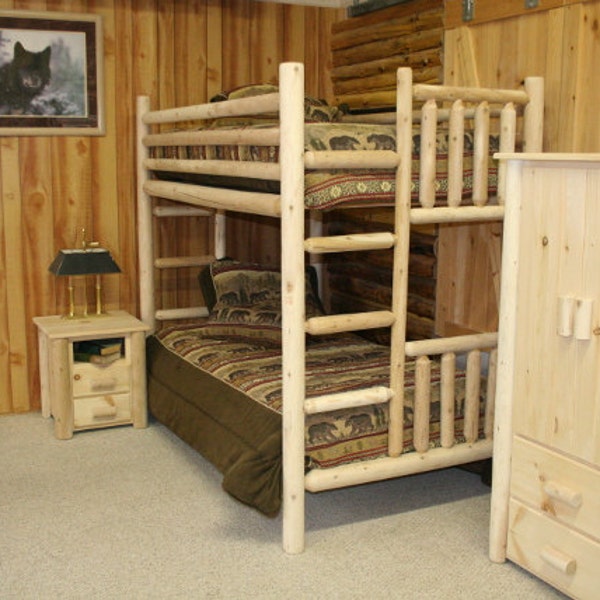 Frontier Log Bunk Bed Twin over Twin - CF7017