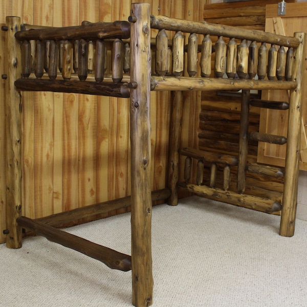 Cedar Hand Peeled Loft Bed - CHPL