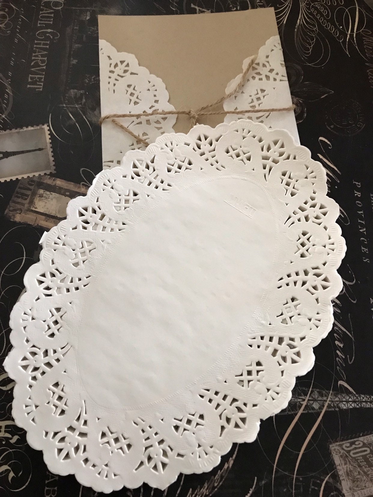 Vintage Inspired Doily 6' x 9 Oval Paper Doilies Etsy
