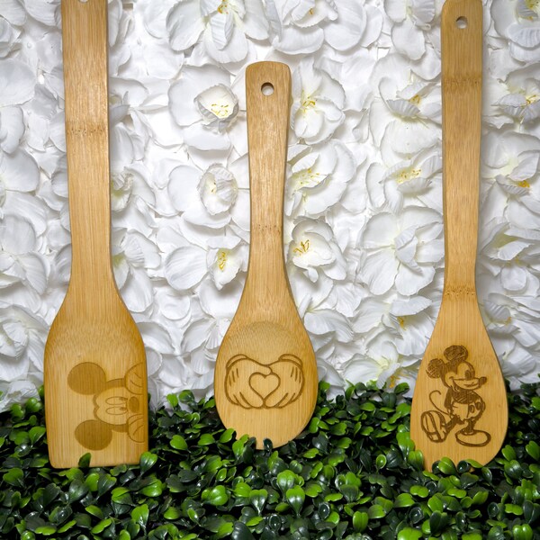 Mickey Mouse Utensil Set - Etsy