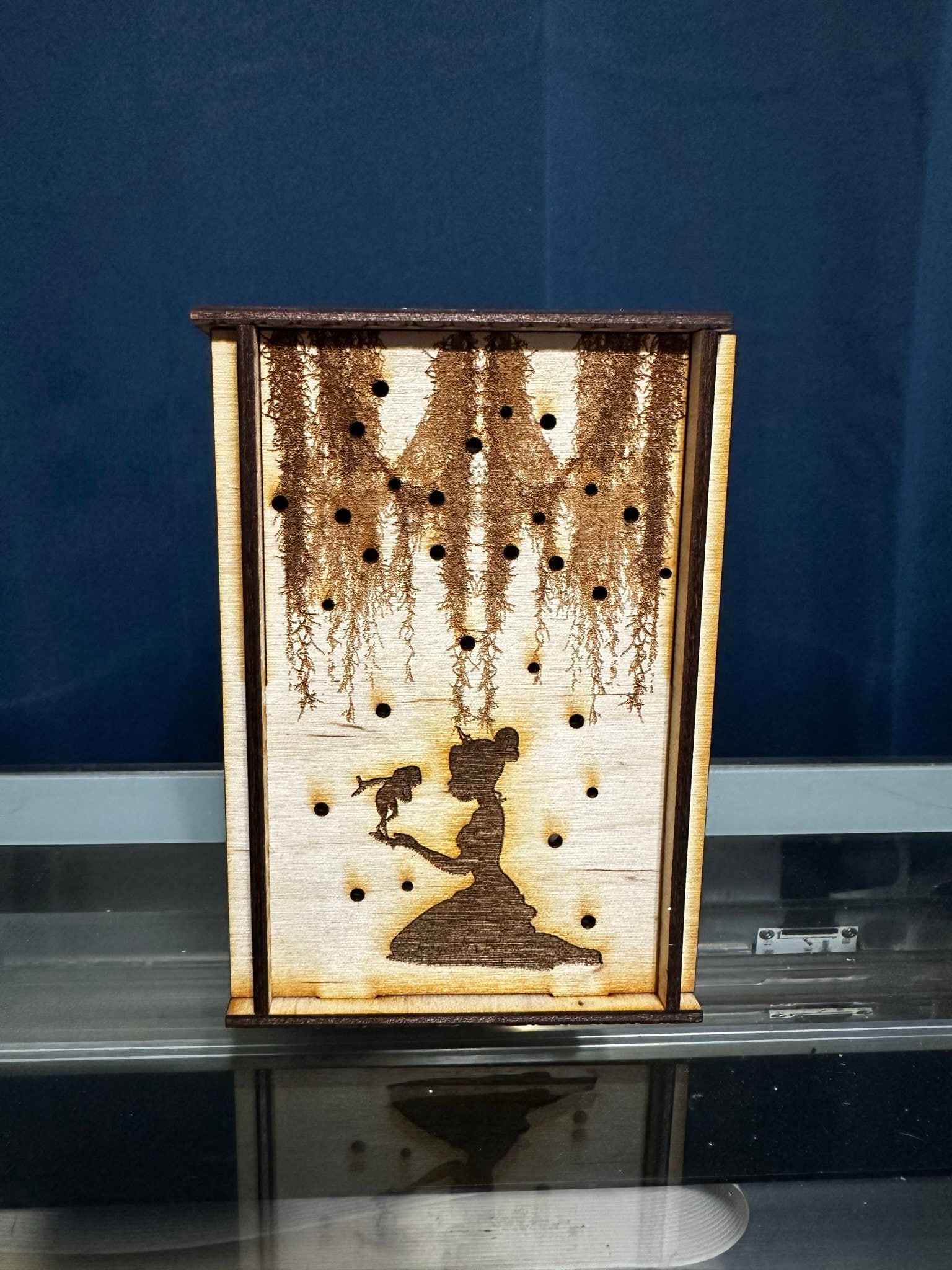 Tiana's Palace Themed Wood Lantern, Princess and the Frog Inspired Candle Holder