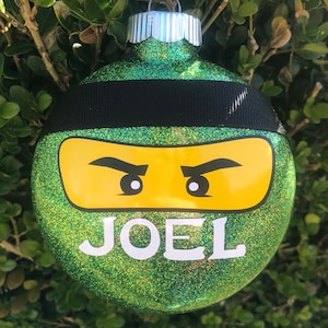 Ninja Inspired Christmas Ornaments