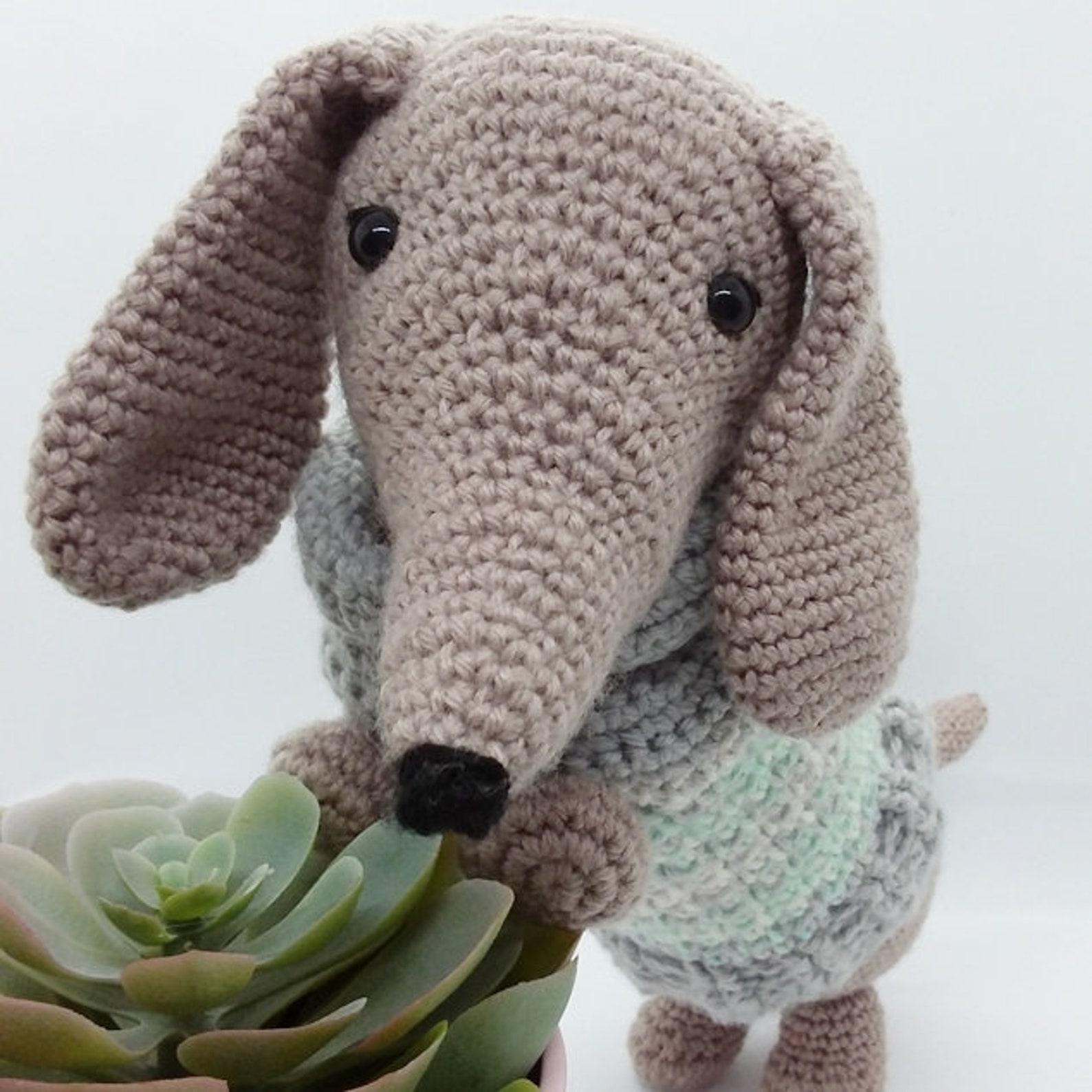 Sausage Dog Crochet Pattern PATTERN ONLY. Amigurumi Sausage Etsy UK