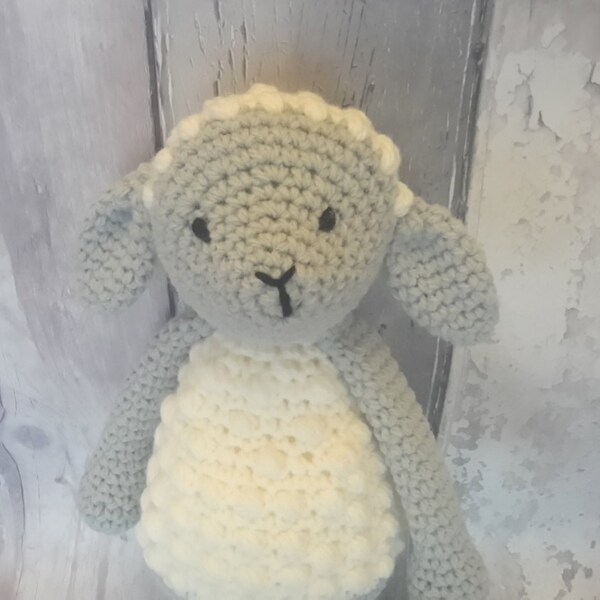 Sheep soft toy- Easter toy, Easter lamb toy, ce tested toy, crochet toy, amigurumi sheep