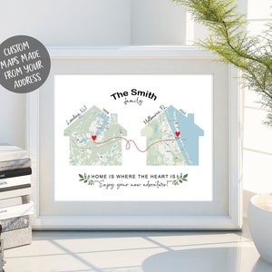 Umzugsgeschenk, Going away Geschenk, New Home Gift, Umzug Geschenk, Umzug Geschenk, Personalisiertes Geschenk, Home is where the heart is, DOWNLOAD