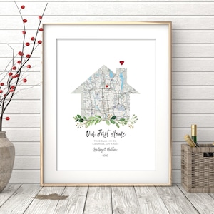 Onze First Home-kaart, New Home-cadeau, slotcadeau, housewarmingcadeau voor het paar, New Home-kaart, First Home-cadeau-idee, DOWNLOAD #41