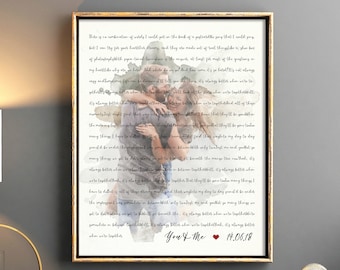 1 Year Anniversary gift for couple, Lyrics Wall Art, Song lyrics Gift, Custom Anniversary Wall Art, Paper Wedding Gift for her, DIGITAL #02