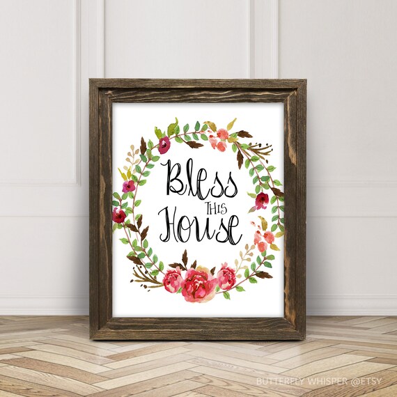 New Bless This House Welcome Wall Plaque New Bless This House Welcome Wall Plaque