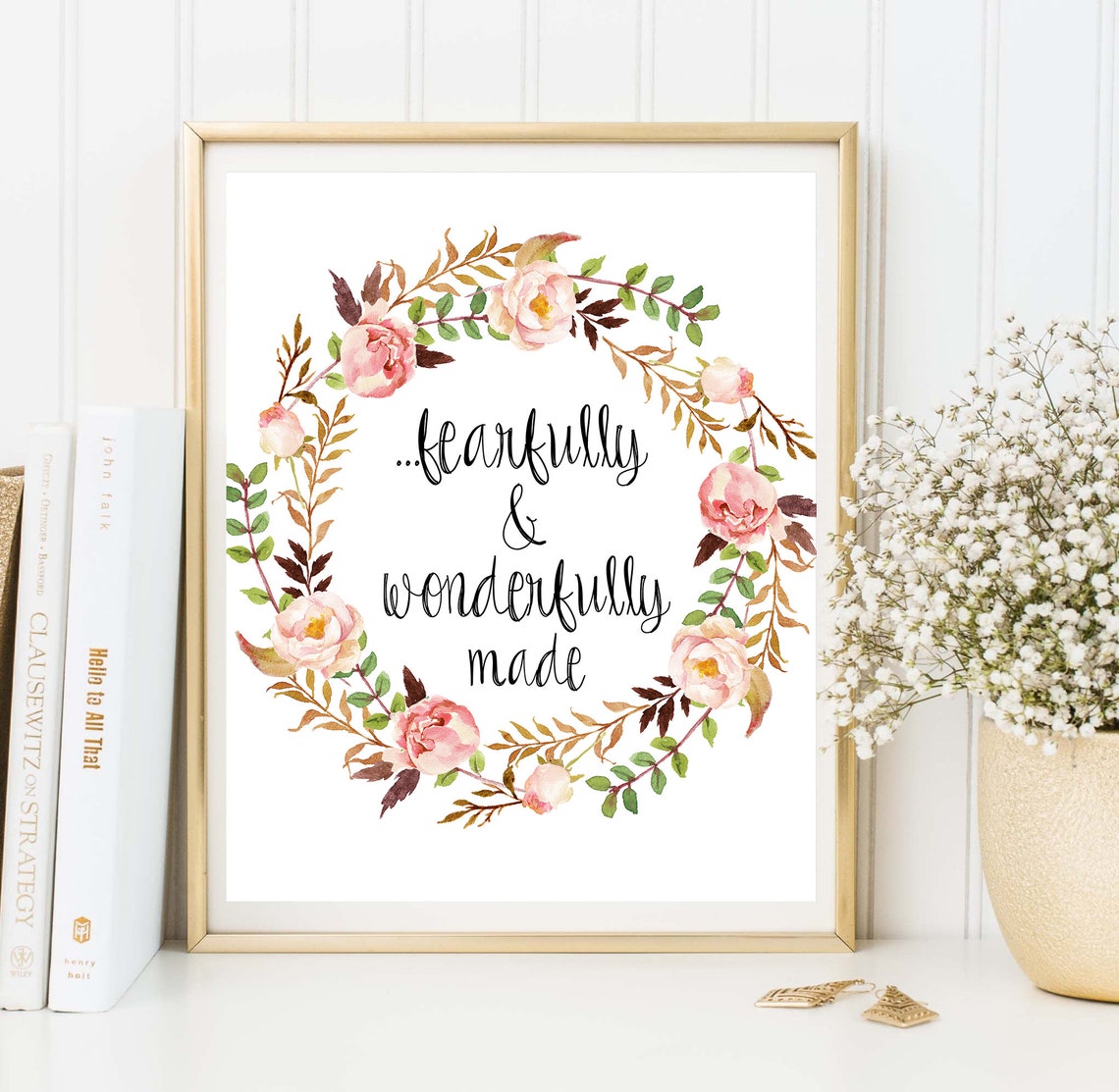 Nursery Scripture Print Christian Wall Art Scripture Print Etsy