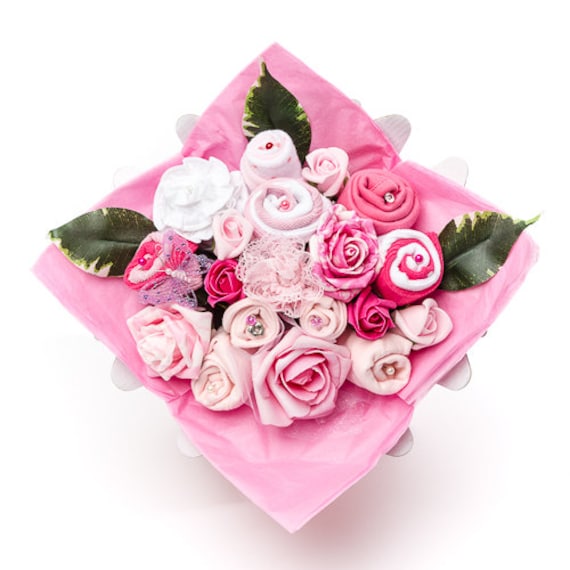 Baby Boy Clothing Bouquet 3-6 Months Baby Shower Gift Personalised New baby Gift Baby Clothing