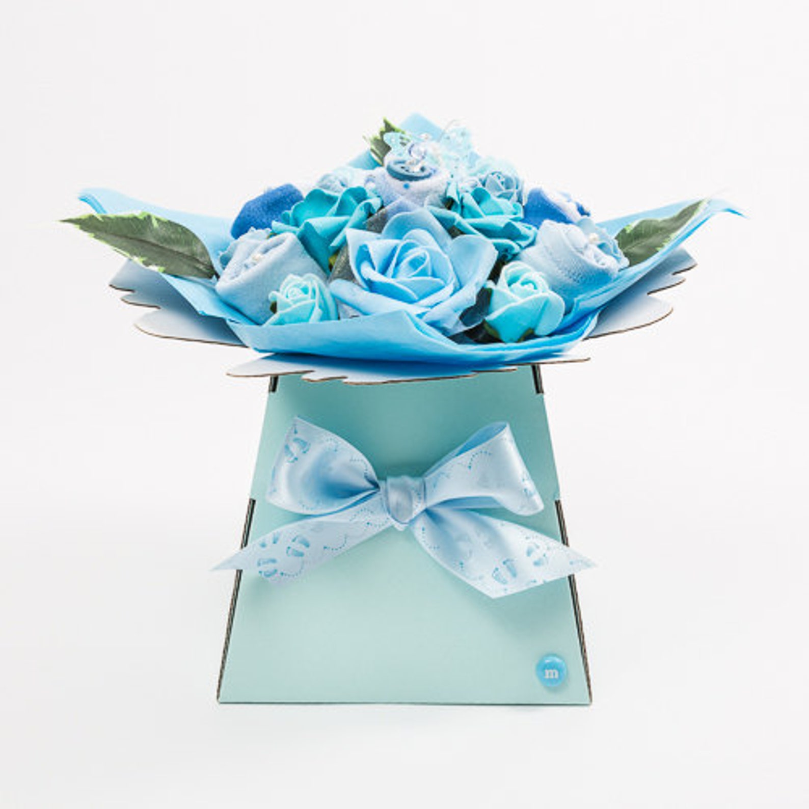 Baby Boy Clothing Bouquet. Ideal Baby Shower Gift or New Mum Etsy UK