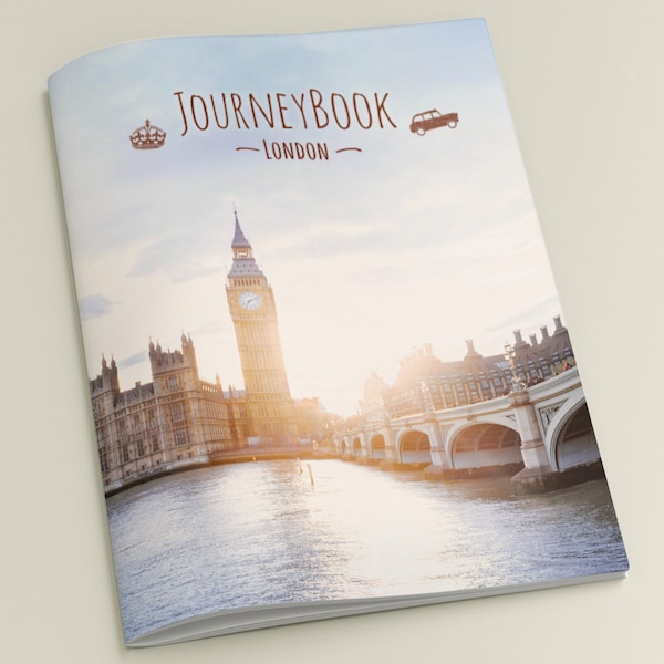 London Reisetagebuch: Für die schönsten Erinnerungen an den Städtetrip – DIN A5, 40 Seiten