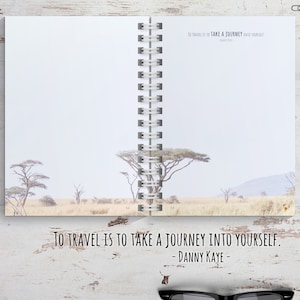 Reisetagebuch für Afrika Abschiedsgeschenk für Reise oder zum selber schreiben, mit spannenden Aufgaben JourneyBook Bild 5