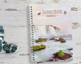 Reisetagebuch Südamerika - Abschiedsgeschenk für Reise oder zum selber schreiben, mit spannenden Aufgaben - JourneyBook
