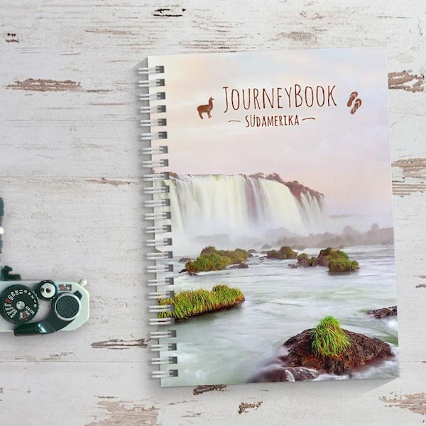 Reisetagebuch Südamerika - Abschiedsgeschenk für Reise oder zum selber schreiben, mit spannenden Aufgaben - JourneyBook