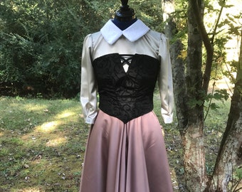 Briar Rose Sleeping Beauty Inspired Forest Peasant Dress Sleeping Beauty Inspired Cosplay