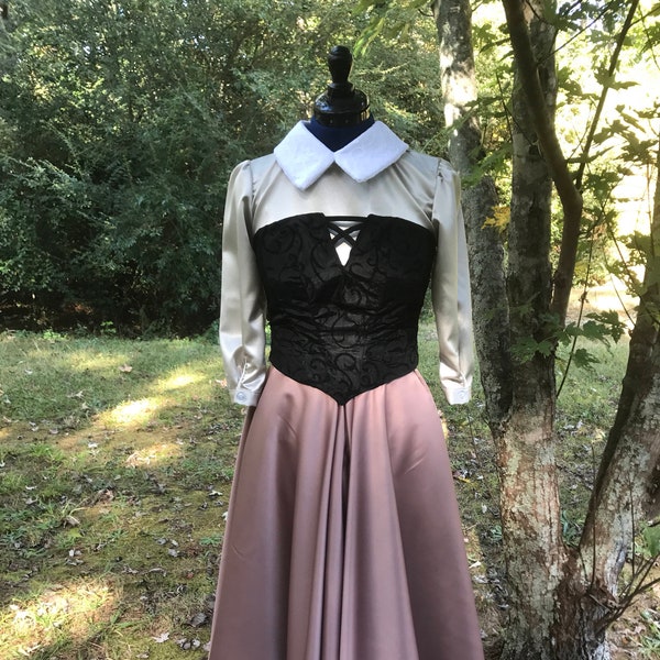 Briar Rose Sleeping Beauty Inspired Forest Peasant Dress Sleeping Beauty Inspired Cosplay