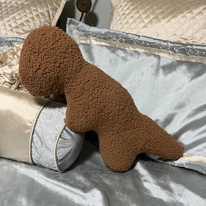 Large Dinosaur Dino Chicken Nugget Plushie Pillow