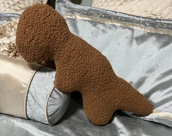 Large Dinosaur Dino Chicken Nugget Plushie Pillow