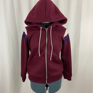 Casual Witch Adult Burgundy Red Sweatshirt Hoodie Sweater Cosplay Costume