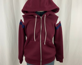 Casual Bruja Adulto Borgoña Rojo Sudadera con capucha Suéter Cosplay Traje