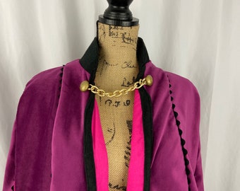 Custom Made Adult Anna Inspired Purple Cape or Cloak or Costume Cosplay