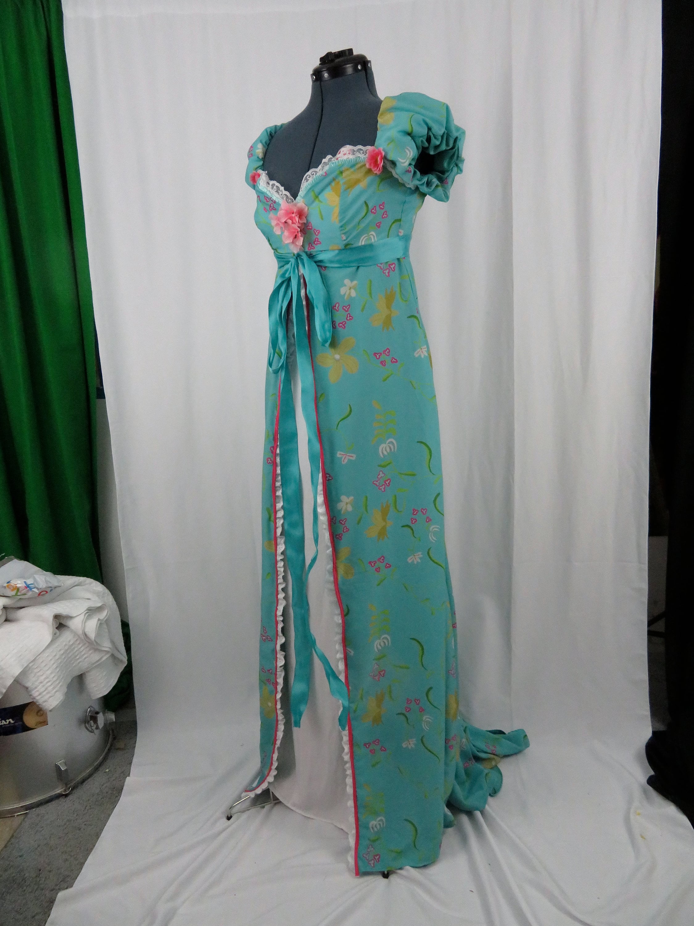 Custom Adult Giselle Inspired Curtain Dress Cosplay Costume From