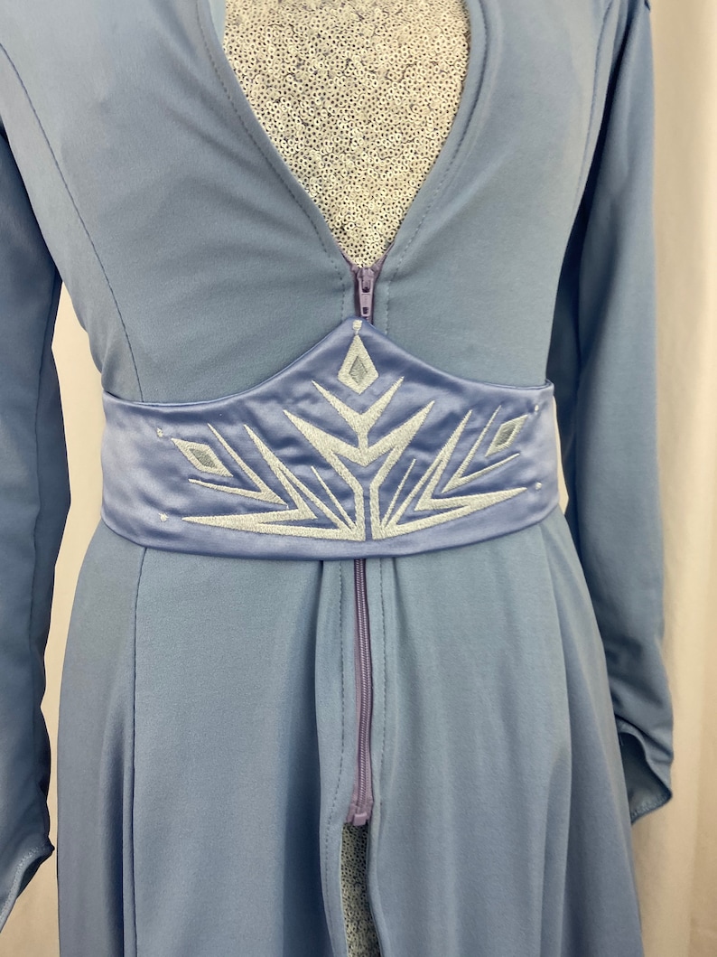 Adult Custom Made Frozen 2 Elsa Inspired Coat and Belt Cosplay Etsy