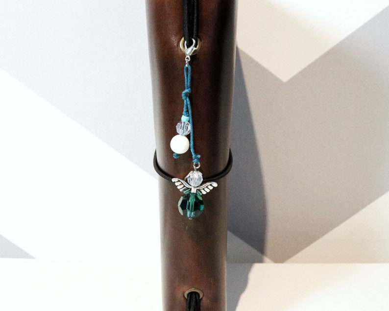 forest theme Green sea colored planner charm handmade traveler notebook fairy