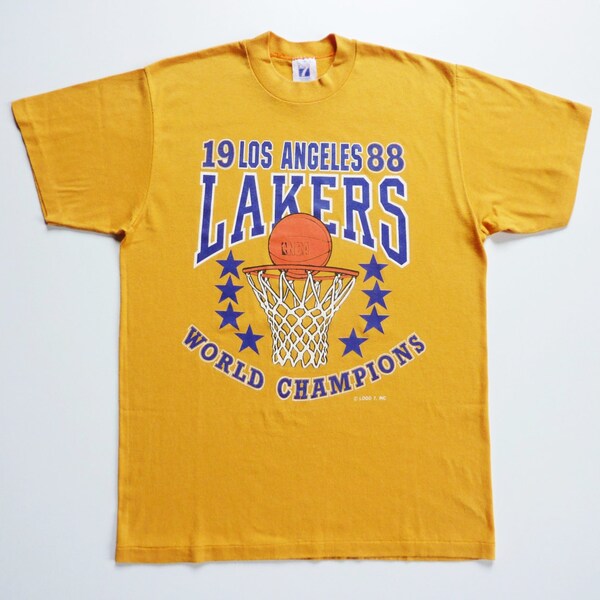 Vintage 80's Tee-Shirt Los angeles Lakers Basketball Team