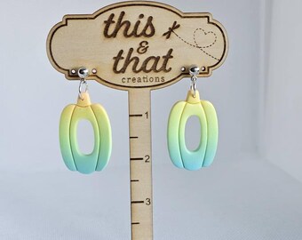 Ombre Pumpkin Dangle Earring