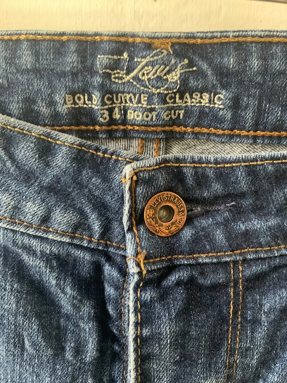 Levis Classic Bold Curve Classic Boot Cut Jeans 34 Waist | Etsy UK