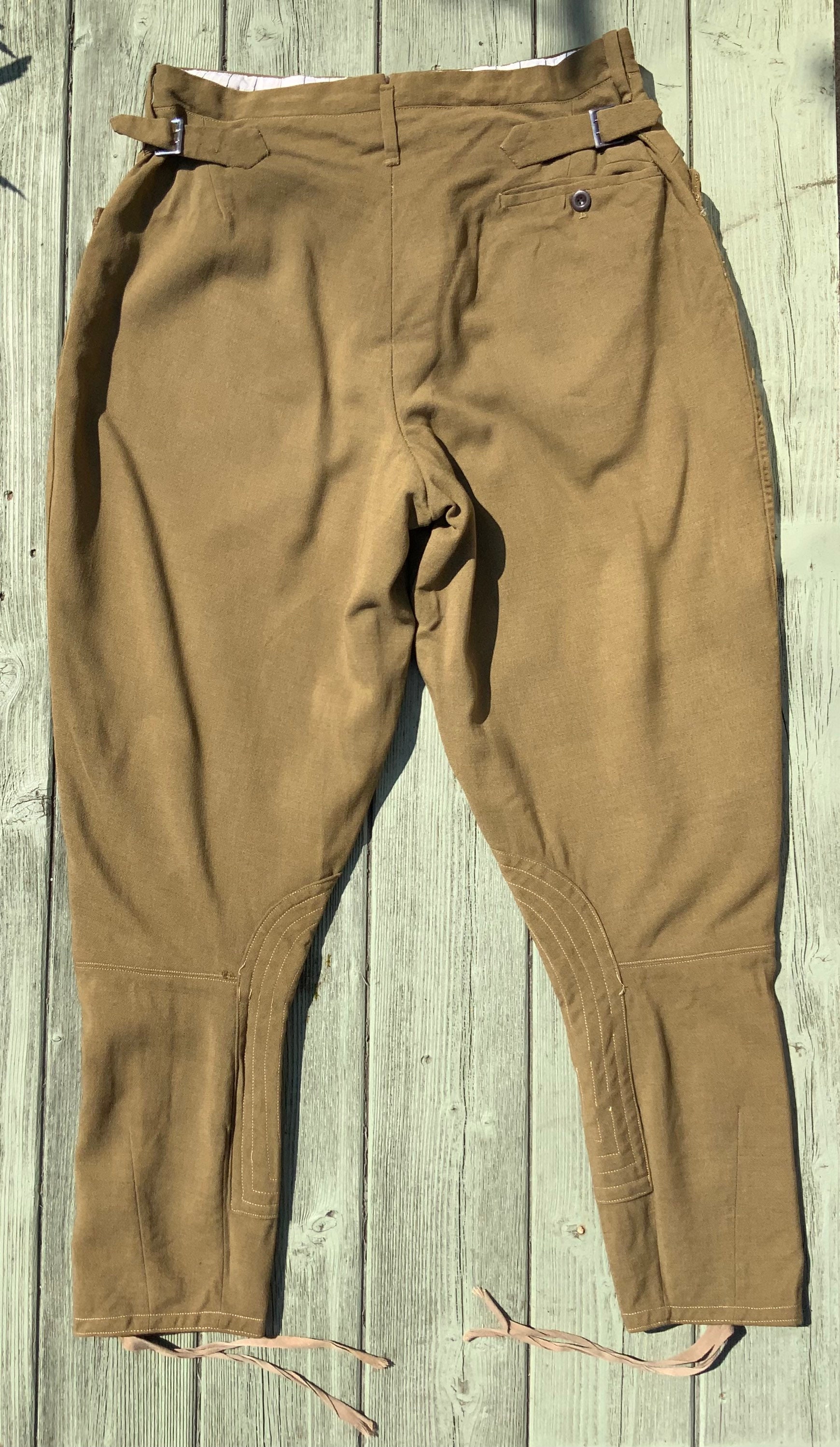 Vintage military green jodhpurs Small 28 waist Etsy