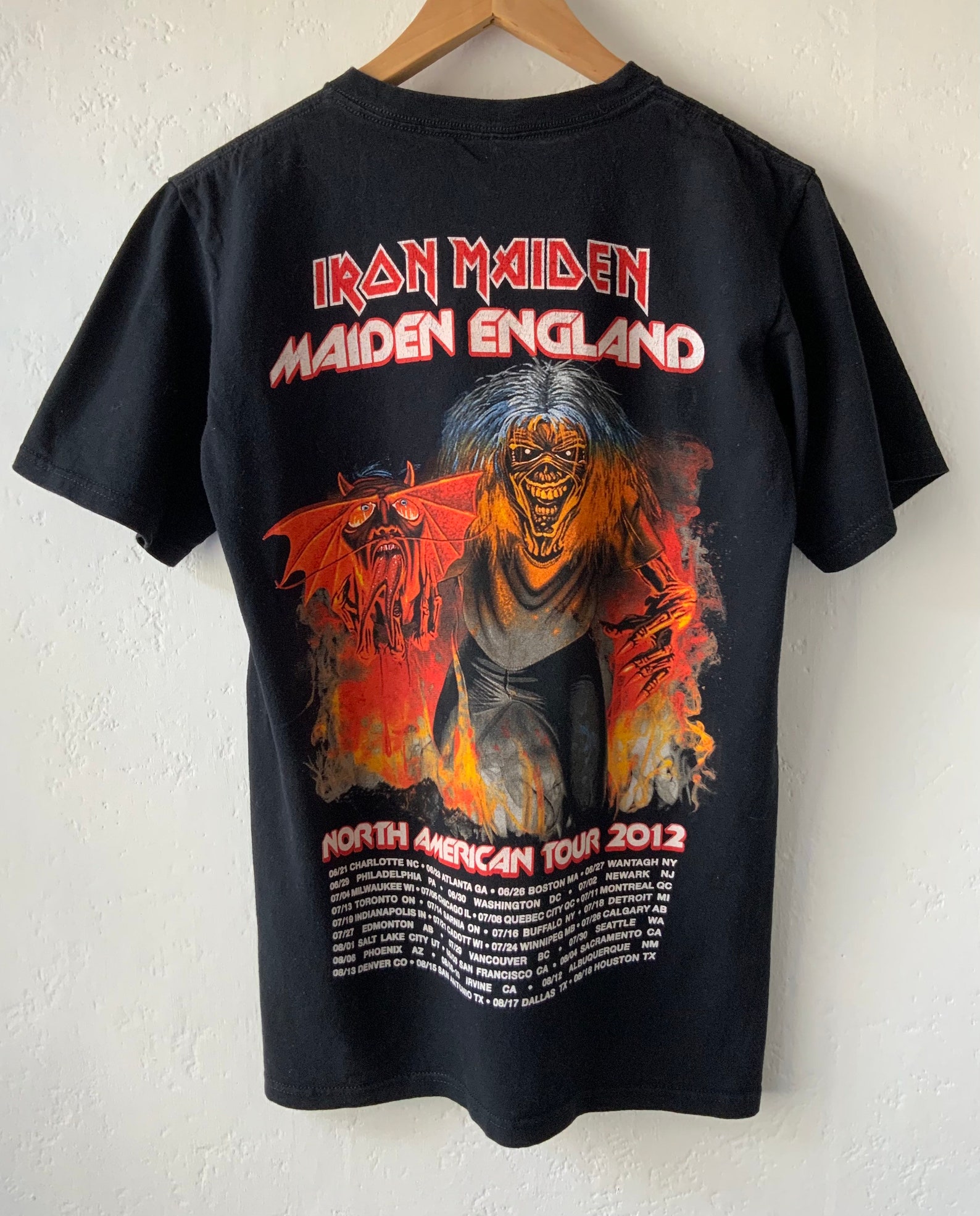 maiden tour shirt
