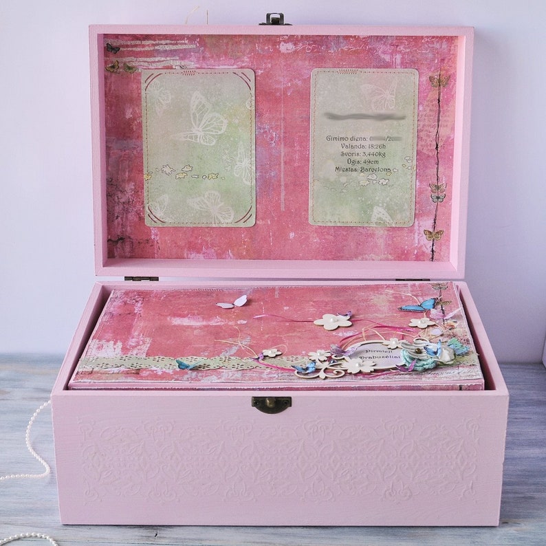baby keepsake storage box