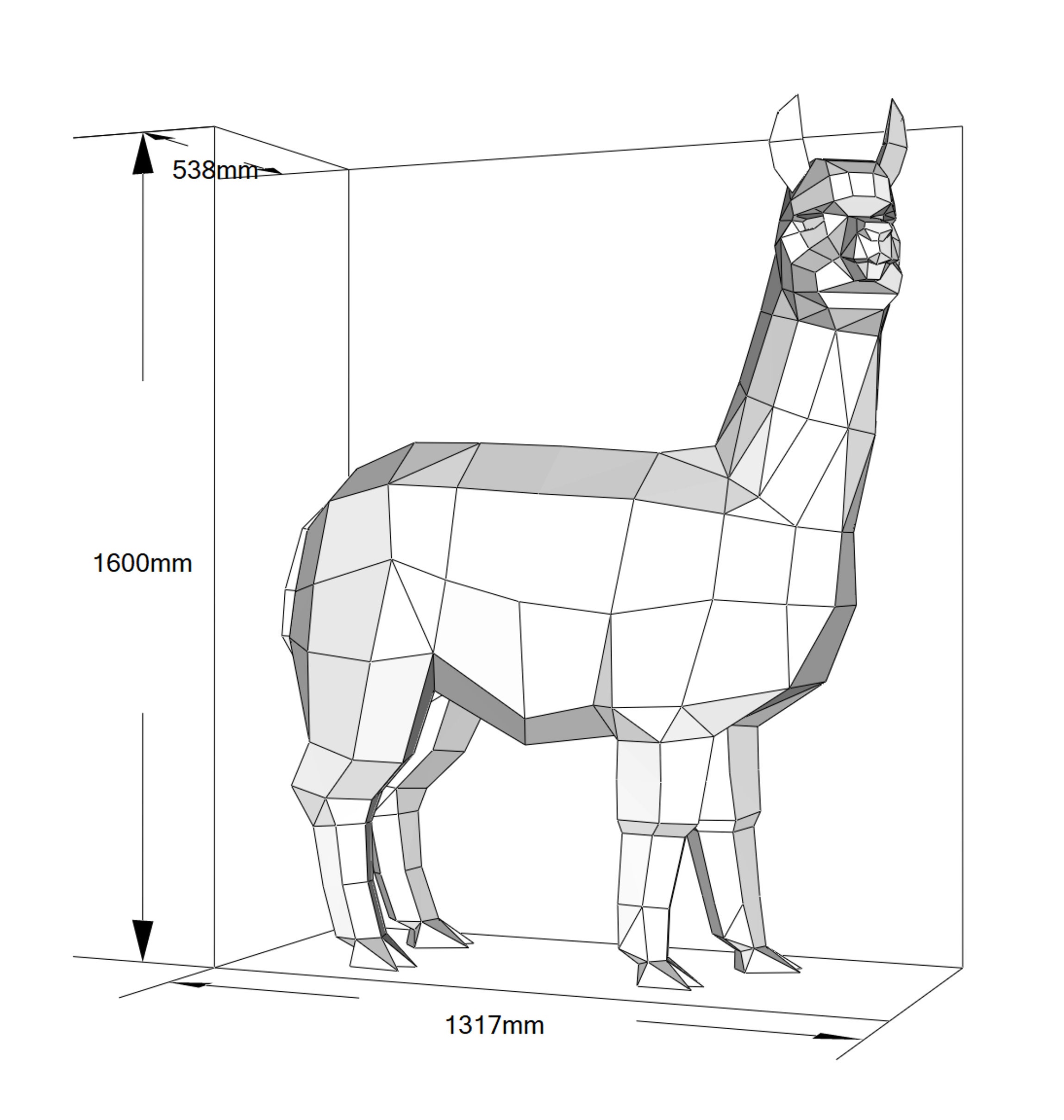 Alpaca! Weld It Yourself With Digital Plan for Metal. Set of Digital ...