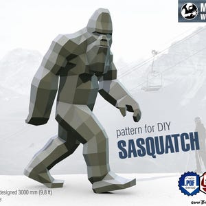 Digitaler Schweißplan für Sasquatch, Yeti, Bigfüße (pdf, dxf)