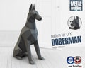 Doberman! Weld it yourself with Digital plan for metal. Set of digital files include: .pdf \u2013 scheme, .dxf \u2013 CNC cutting. product logo