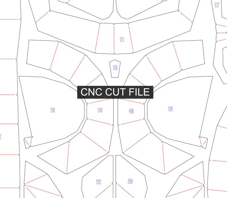 Skull name plate Weld it yourself with Digital plan for metal. Set of digital files include: .pdf scheme, .dxf CNC cutting. image 6