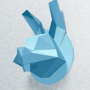 Rabbit DIY pattern. Easy to make. Layout fo A4 paper. For kids and parents.