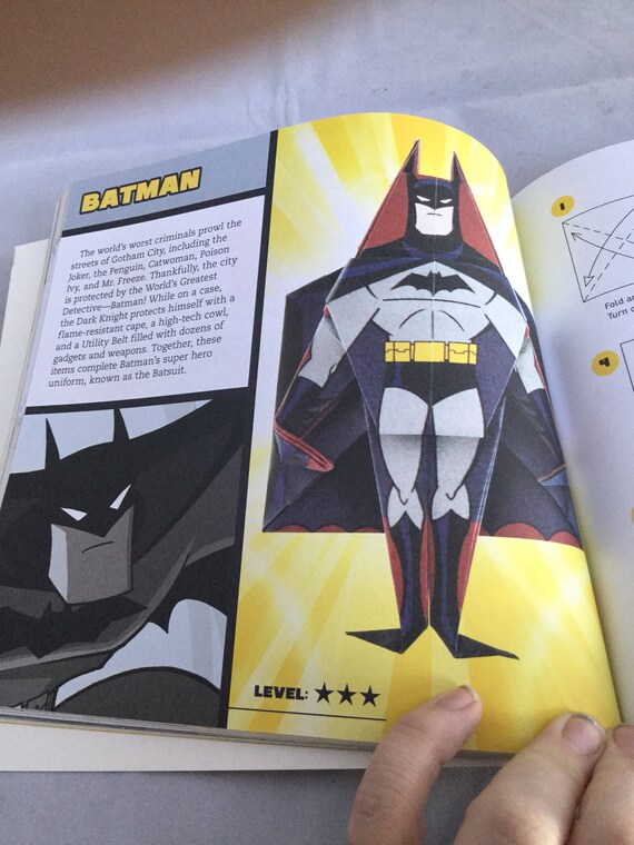 Dc Super Heroes Origami 46 Folding Projects For Batman Superman Wonder Woman And Morejustice League