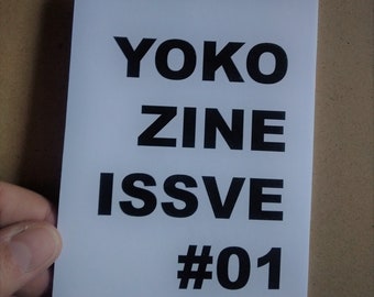 YOKO ZINE ISSVE #1 zine