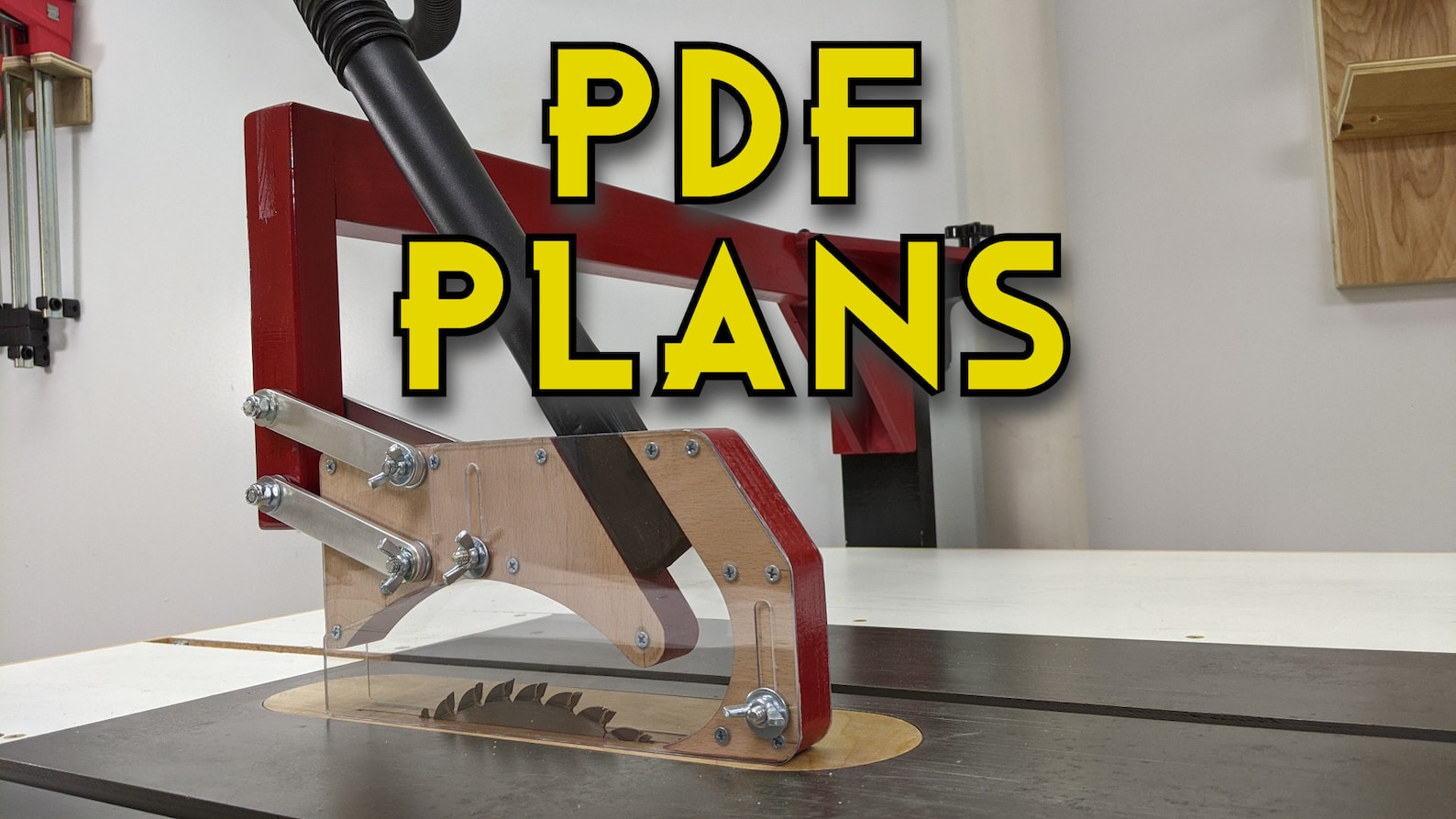 Over Arm Dust Collector for Table Saw PDF PLANS Etsy