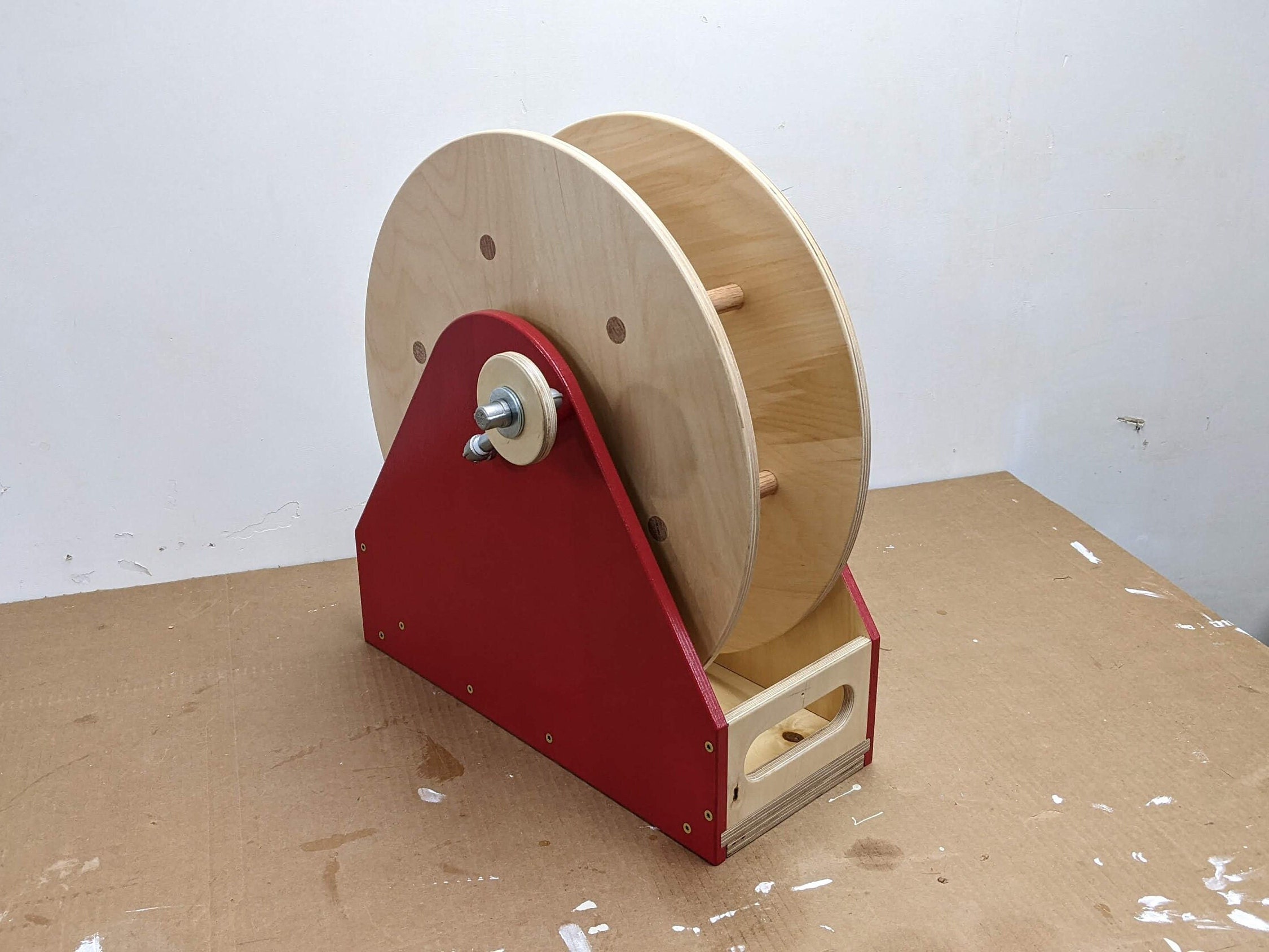Air Hose Reel From Plywood / 360° Swivel : 15 Steps (with Pictures