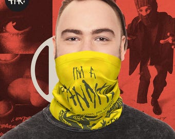 Bandito Torchbearer Neck Gaiter for Breach Tour Twenty One Pilots Fan Made Band Merch Concert Outfit