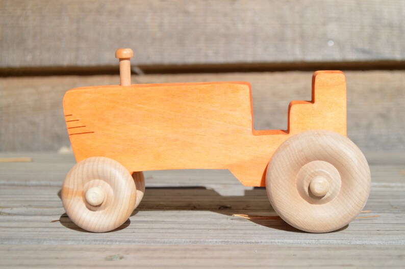 Wooden Tractor Toy