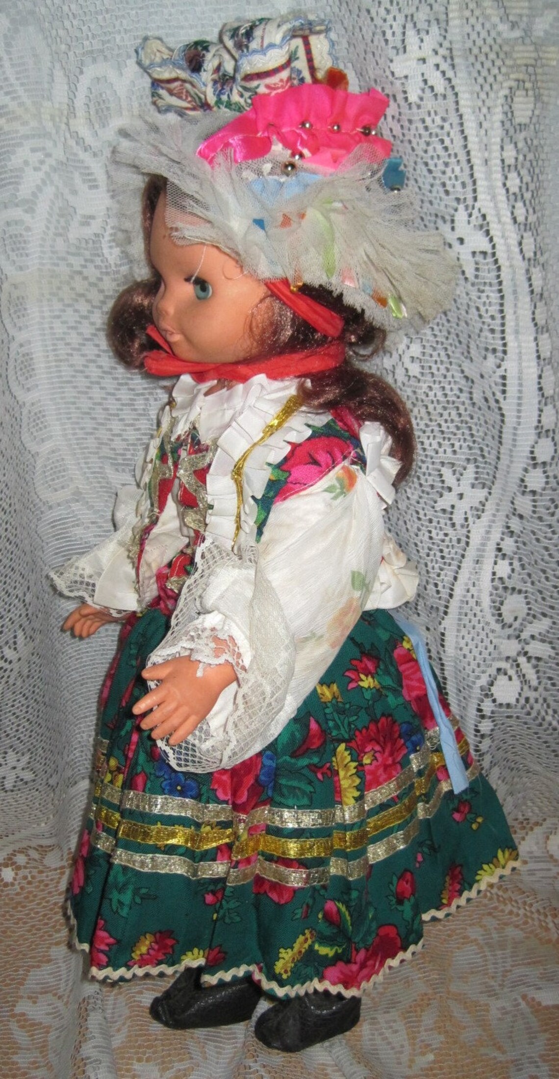 Vintage Slovakia SLOVAK Ethnic TATRAS FOLK Girl Doll Costume | Etsy