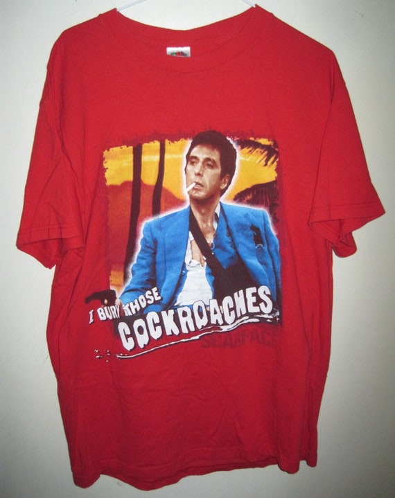 red scarface shirt